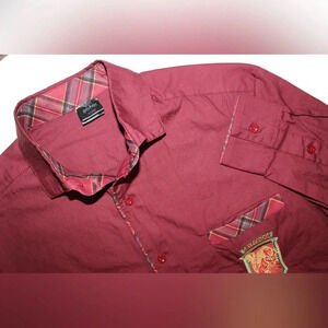 Harry Potter Gryffindor Universal’s Wizarding World Long Sleeve Button Down Sm